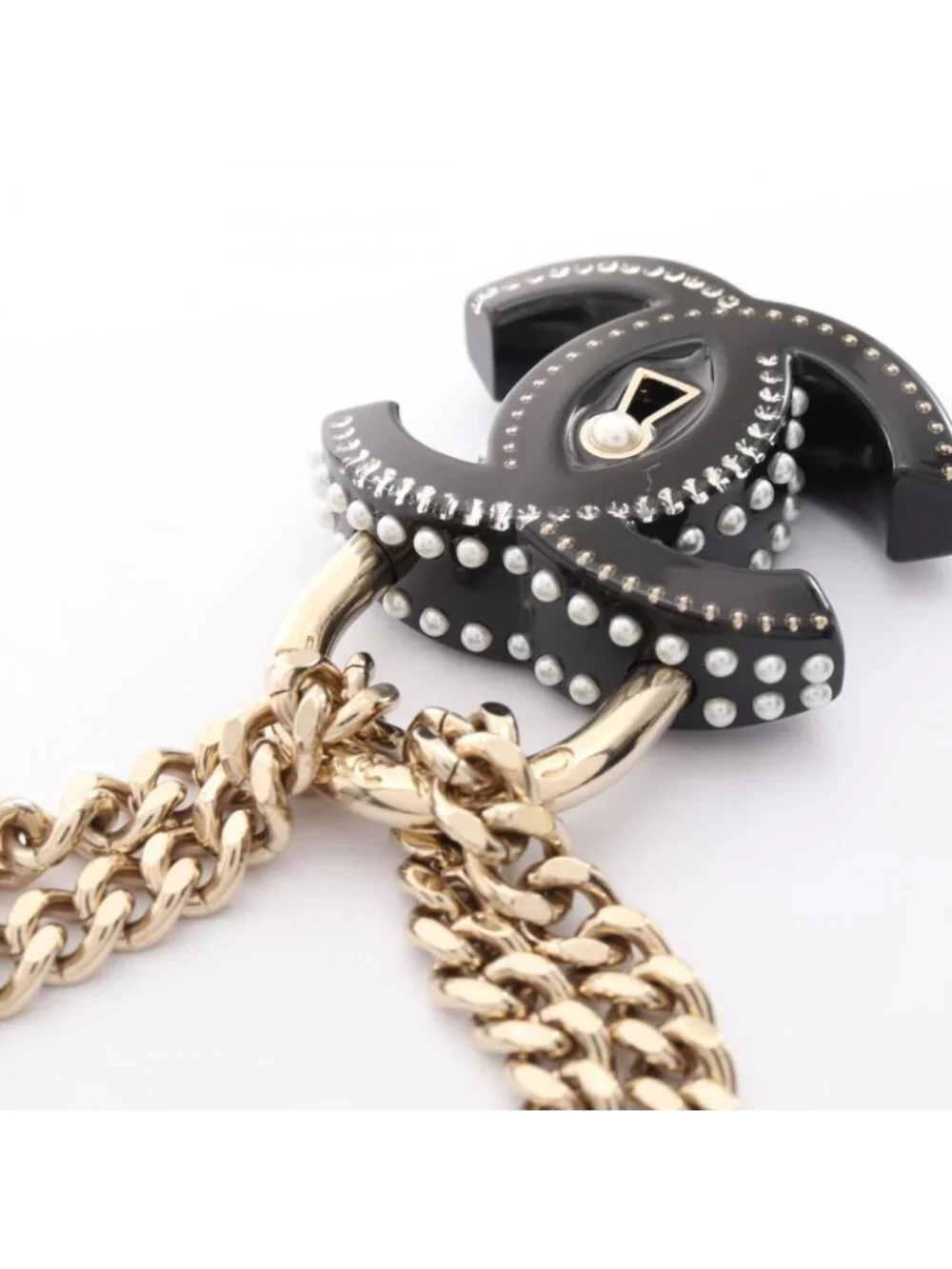 Chanel Choker CC Logo Padlock Motif Necklace